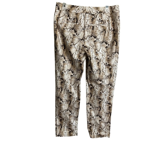 White House Black Market Snake Print Straight Leg Pants - Picture 3 of 8